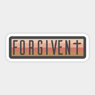 Forgiven Sticker